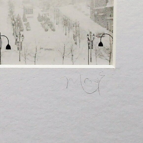 Silver Bromide Photograph Allan Manus Montréal Place Jacques-Cartier Wit… - Picture 5 of 5